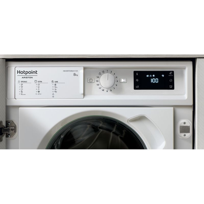 Hotpoint_Ariston Lavabiancheria Da incasso BI WMHG 8146 EU Bianco Carica frontale A Control panel